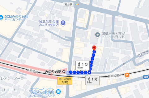 徒歩地図